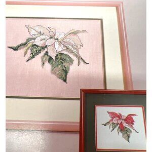 Counted Cross Stitch Pattern Book: Poinsettia Design By Janet Powers